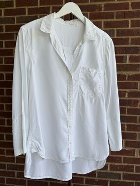 Bella Dahl White Women’s Button-Down Shirt